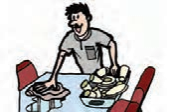 clear the table